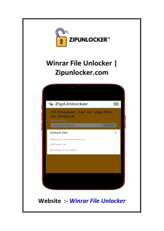 Winrar File Unlocker  Zipunlocker.com