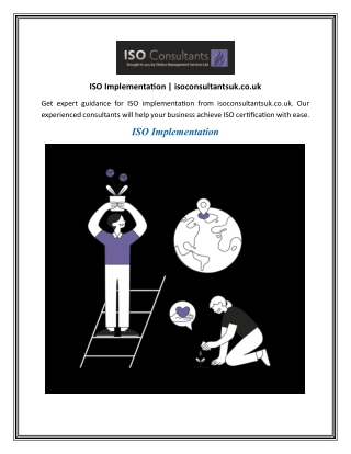 ISO Implementation  isoconsultantsuk.co.uk