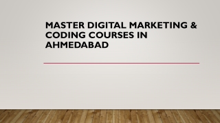 Master Digital Marketing & Coding Courses in Ahmedabad