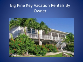 Big Pine Key Vacation Rentals By Owner