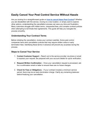 Easily Cancel Your Pest Control Service Without Hassle (1)