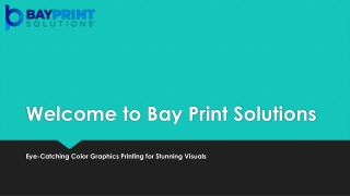 Eye-Catching Color Graphics Printing for Stunning Visuals