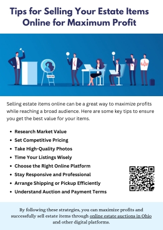 Tips for Selling Your Estate Items Online for Maximum Profit