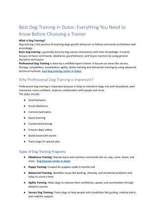 Pet Grooming in dubai