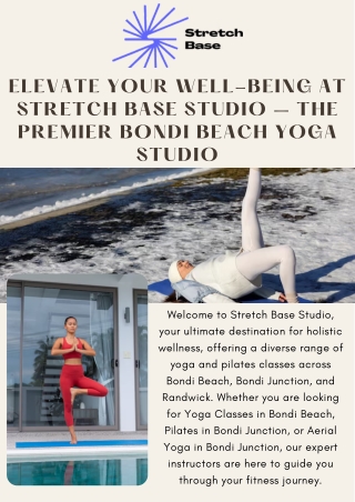 Experience the Best Yoga & Fitness Classes in Bondi Beach & Randwick | Stretch Base Studio