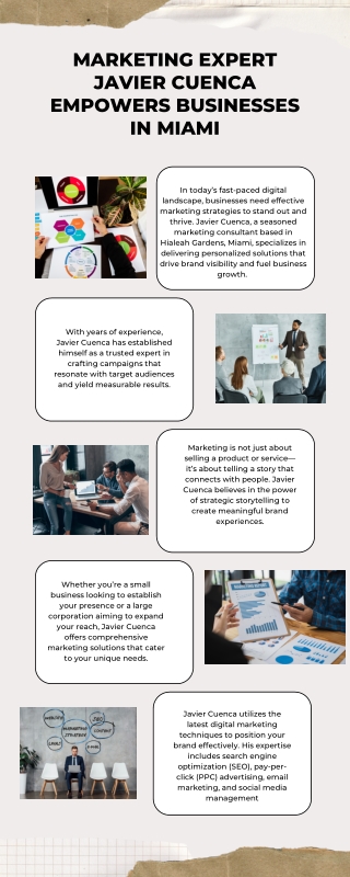 Marketing Expert Javier Cuenca Empowers Businesses in Miami