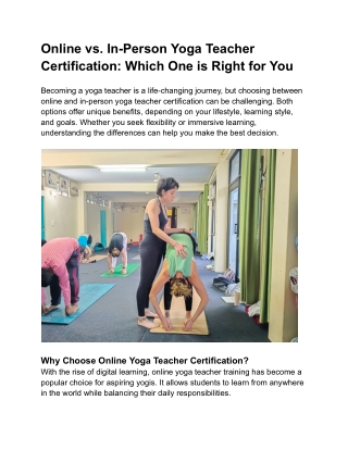 Online vs. In-Person Yoga Teacher Certification_ Which One is Right for You
