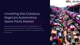 Exploring the Largest Spare Parts Market in Nigeria: A Hub for Automotive Growth