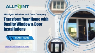 Michigan Window and Door Company  Expert Installation & Replacement