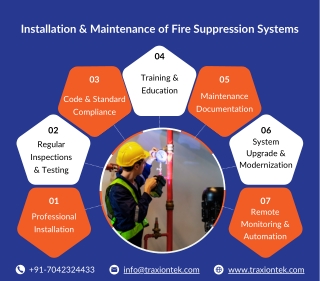 Traxion tek Maintenance of Fire Suppression System