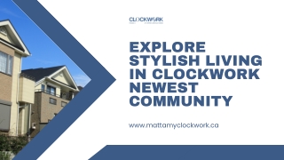 Discover Modern Comfort In ClockWork’s Vibrant New Community