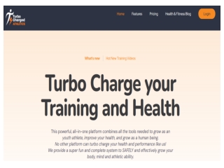 youth health and fitness training