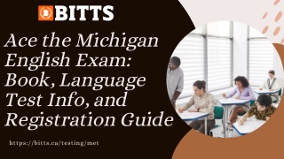 Ace the Michigan English Exam Book, Language Test Info, and Registration Guide
