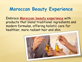 Moroccan Beauty Experience