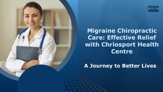Migraine Chiropractic Care Effective Relief with Chriosport Health Centre