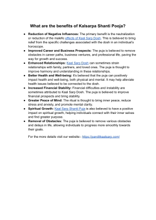 Best Kalsarpa Shanti Pooja in trimbakeshwar