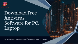 Download Free Antivirus Software for PC, Laptop