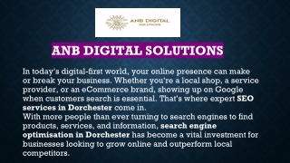 Boost Your Online Visibility with Expert SEO Services in Dorchester