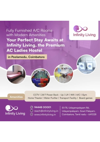 Premium AC Ladies PG in Peelamedu