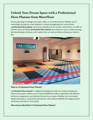 Unlock Your Dream Space with a Professional Floor Planner from MoreFloor