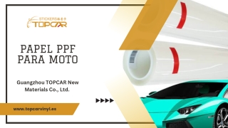 papel ppf para moto