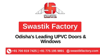 Odisha's Leading UPVC Doors & Windows
