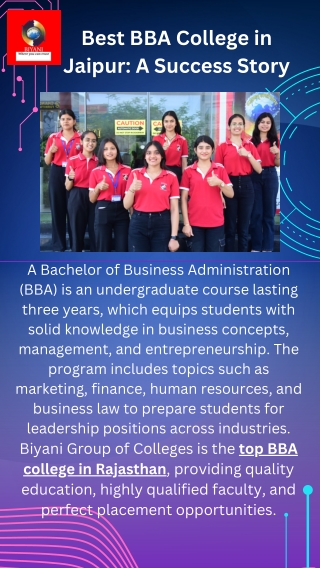 BBA at Biyani: top BBA College in Rajasthan