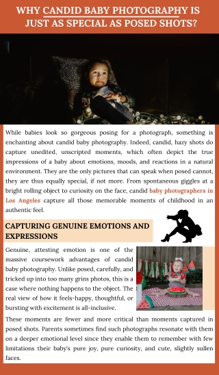 Why Candid Baby Photography is Just as Special as Posed Shots?