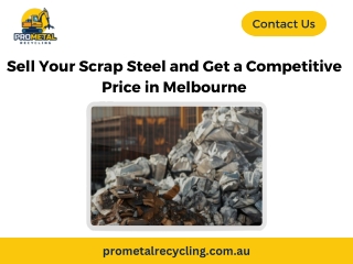 Sell Your Scrap Steel and Get a Competitive Price in Melbourne