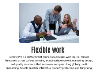Flexible work