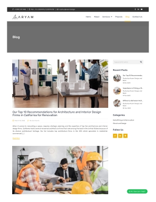 Aryam Design and Build – Expert Architectural Solutions in San Francisco - Blog