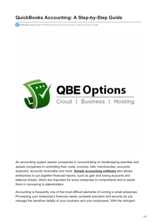 QuickBooks accounting