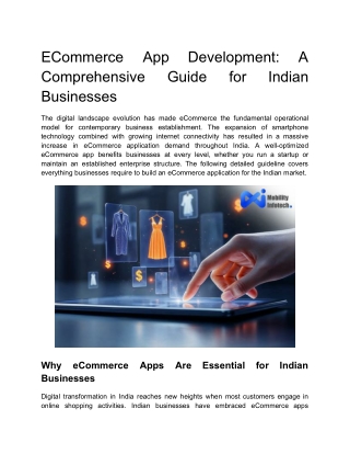 ECommerce App Development_ A Comprehensive Guide for Indian Businesses