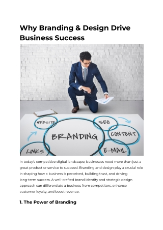 Why Branding & Design Drive Business Success