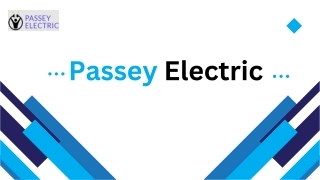 Passey Electric – Skilled Electricians Serving Alberta with Quality Solutions