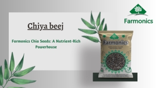 Buy best quality chiya beej from Farmonics.