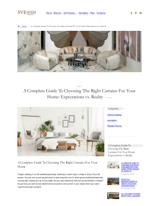 Curtains for Living Room in Jaipur - Sve Interior