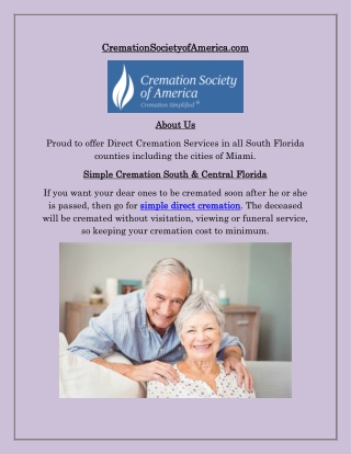 Simple Cremation