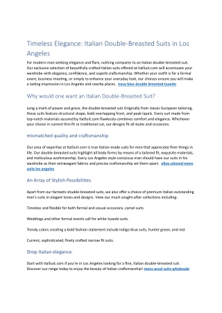 single breasted 2 button suit