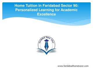 Home Tuition in Faridabad Sector 90
