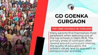 GDGPS: Explore the Top CBSE Schools Education in Gurgaon