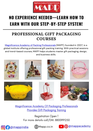 Gift Packaging Business Course By Mapp Academy