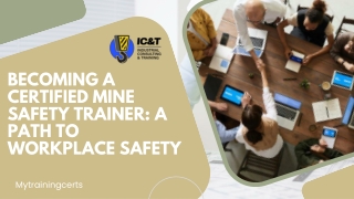 Enroll in the MSHA Instructor Course for Enhanced Mine Safety