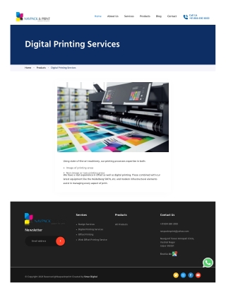 High-Quality Digital Printing Services for Stunning Prints – Navpack Print