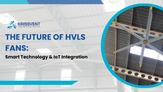 The Future of HVLS Fans Smart Technology & IoT Integration