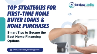 Top Strategies for First-Time Home Buyer Loans & Home Purchases