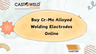 Buy Cr-Mo Alloyed Welding Electrodes Online