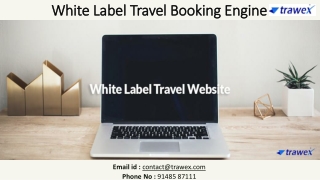 White Label Travel Booking Engine