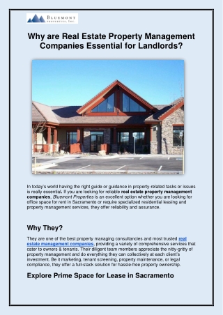 Why are Real Estate Property Management Companies Essential for Landlords.docx
