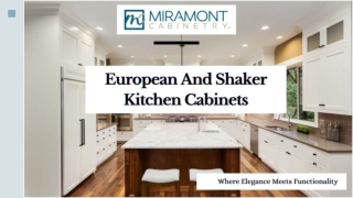 Custom Cabinets Made Simple for Your Home - Miramont Cabinetry